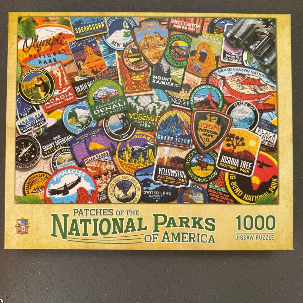 National Parks of America 1000-Piece Jigsaw Puzzle - Multicolor